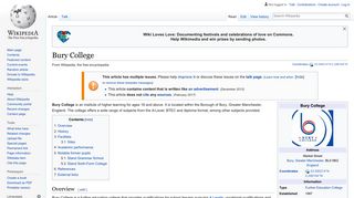 Bury College - Wikipedia