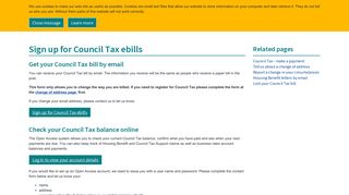 Sign up for Council Tax ebills - Bury Council