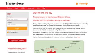 Welcome to the key - Brighton & Hove Smartcard
