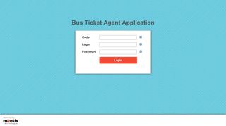 Bus Ticket Agent Application