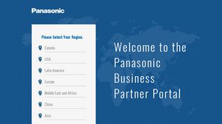 Panasonic Business Partner Portal
