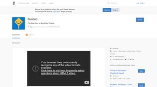 Busbud Careers, Funding, and Management Team | AngelList