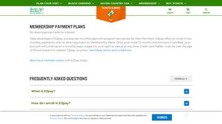 EZpay: Monthly Payments Plans & FAQs | Busch Gardens Williamsburg