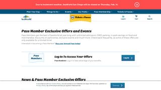 Pass Member Exclusive Offers and Events | SeaWorld San Diego