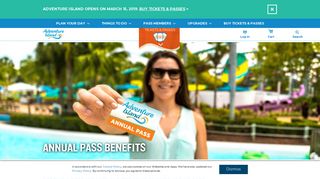 Annual Pass Benefits | Annual Pass | Adventure Island Tampa Bay