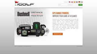 iGolf.com: Bushnell GPS Device Setup