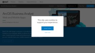 ArcGIS Business Analyst Web & Mobile Apps - Esri