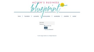 Actors Business Blueprint