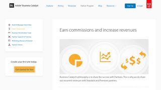 Adobe Business Catalyst - Earn Commissions