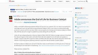 Business Catalyst platform - Adobe Forums