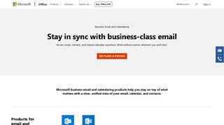Business Email and Shared Calendars | Office 365