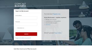 Comcast Business Services - Sign in to Xfinity