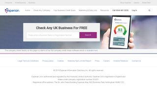 Company Credit Check | Experian Business Express