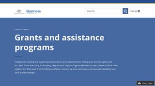 Grants and assistance | business.gov.au