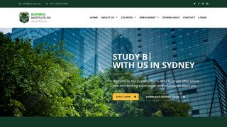 Business Institute of Australia – Welcome to the Business Institute of ...