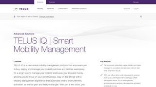 TELUS IQ Smart Mobility Management - TELUS Business