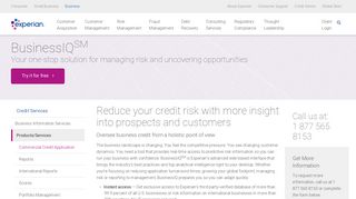 Experian BusinessIQ Commercial Credit Management Tools for ...