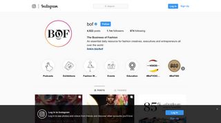 The Business of Fashion (@bof) • Instagram photos and videos