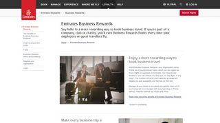 Emirates Business Rewards | Business Rewards | Emirates