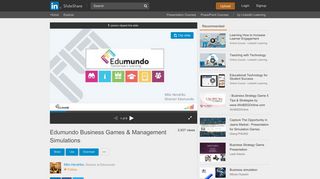Edumundo Business Games & Management Simulations - SlideShare