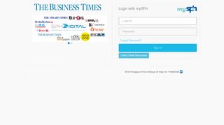SPH Login The Business Times