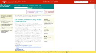 HM Revenue & Customs HMRC - Webarchive.nationalarchives.gov.uk.