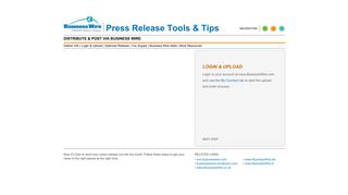 Business Wire | Press Release Tools & Tips