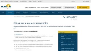 Find out how to access my account online - BUSSQ
