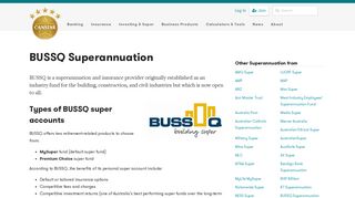 BUSSQ Superannuation: Review & Compare | Canstar