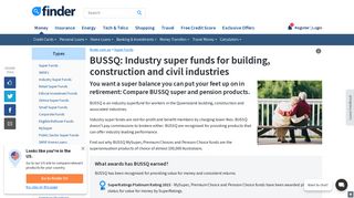 BUSSQ Review: Super Funds for Building, Construction and Civil ...