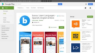 busuu: Learn Languages - Spanish, English & More - Apps on ...