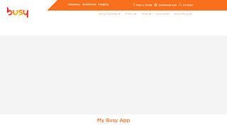 MyBusy App | Get The App to Manage Your Mobile Data | Busy Ghana