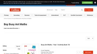 Primary | Primary Mathematics | Buy Busy Ant Maths – Collins