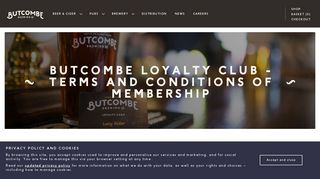 Butcombe Loyalty Club Terms and Conditions of membership ...