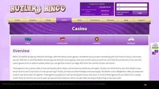 Play casino games, roulette, blackjack & instant wins - Butlers Bingo