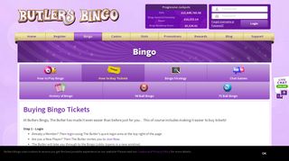 How to buy bingo tickets and start playing - Butlers Bingo