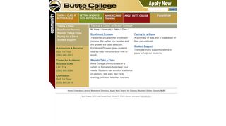 Enrollment Process - Community - Butte College