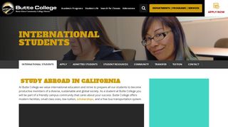 International Students - Butte College