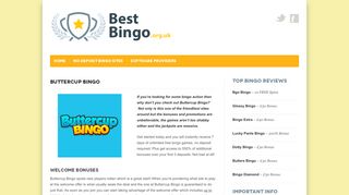 Buttercup Bingo | Get Your £30 Bonus Cash Here! - Best Bingo Sites