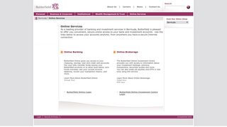 Online Services - Butterfield Bank