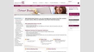 Internet Banking - Butterfield Bank