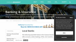Local Banks in the Cayman Islands — Cayman Resident