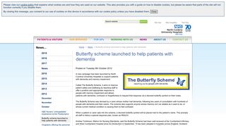 Butterfly scheme launched to help patients with dementia