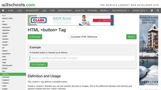 HTML button tag - W3Schools