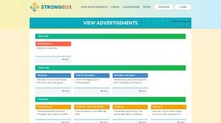 StrongBux - View Ads
