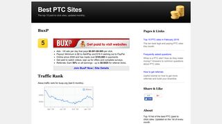 BuxP | Best PTC Sites