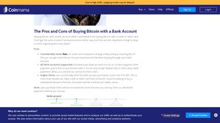 Buy Bitcoin with a Bank Account | Coinmama