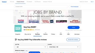Working at buy buy BABY: 86 Reviews about Pay & Benefits | Indeed ...