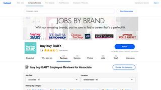 Working as an Associate at buy buy BABY: Employee Reviews - Indeed