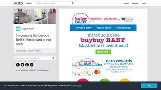 Introducing the buybuy BABY Mastercard credit card! - Milled